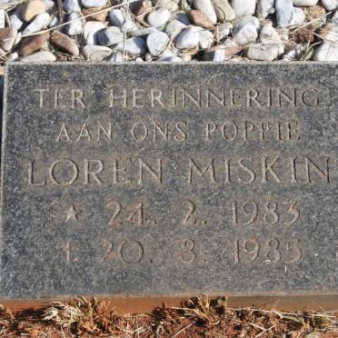 MISKIN Gordon Bayley 1919-1955 :: MISKIN Loren 1983-1985