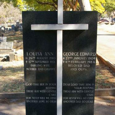 MILLER George Edward 1909-1984 &amp; Louisa Ann 1910-1971