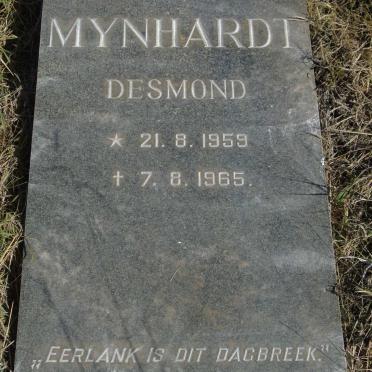 MYNHARDT Desmond 1959-1965