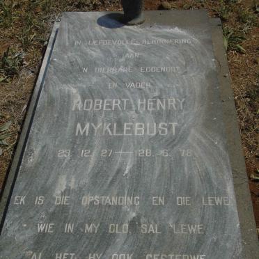 MYKLEBUST Robert Henry 1927-1978
