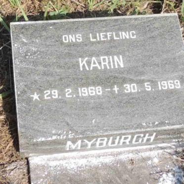 MYBURGH Karin 1968-1969