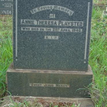 PLAYSTED Annie Theresa -1946