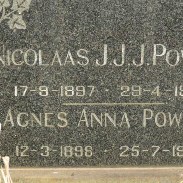 POWELL Nicolaas J.J.J. 1897-1955 & Agnes Anna 1898-1982