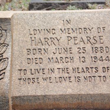 PEARSE Harry 1880-1944