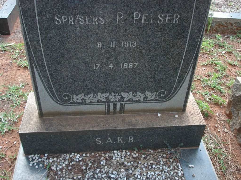 PELSER P. 1913-1967