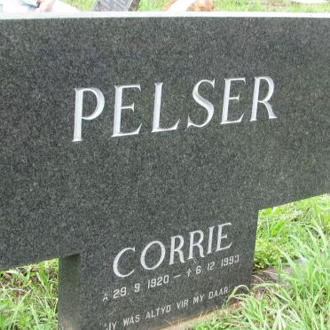 PELSER Corrie 1920-1993