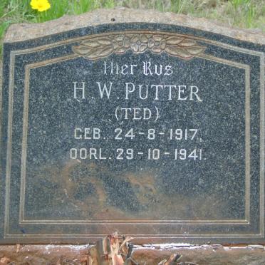 PUTTER H.W 1917-1941