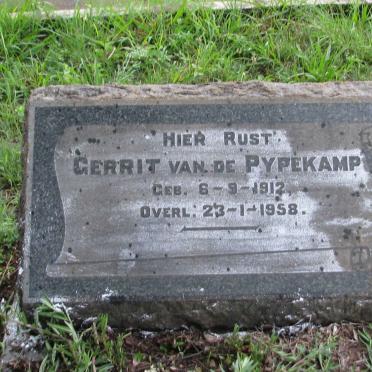 PYPEKAMP Gerrit, van de 1912-1958