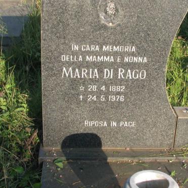 RAGO Maria, di 1882-1976