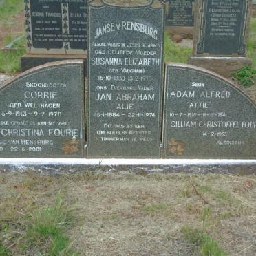 RENSBURG, Janse van :: VAUGHN :: FOURIE :: WELTHAGEN