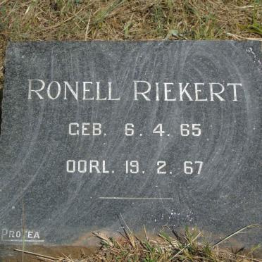 RIEKERT Ronell 1965-1967