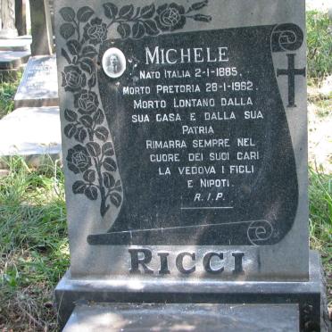 RICCI Michele 1885-1962