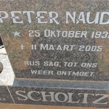SCHOLTZ Peter Naude 1931-2005
