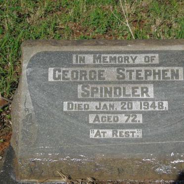 SPINDLER George Stephen -1948