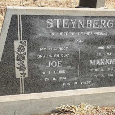 STEYNBERG Joe 1912-1984 & Makkie 1920-1990