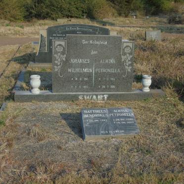 SWART Johannes Wilhelmus 1910-1987 & Alwina Petronella 1915-2010 :: ? Mattheus Hendrikus 1943- & Alwina Petronella 1940-2009