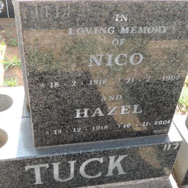 TUCK Nico 1918-1997 & Hazel 1918-2004