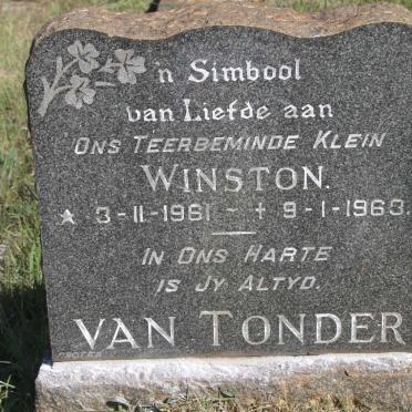 TONDER Winston, van 1961-1963