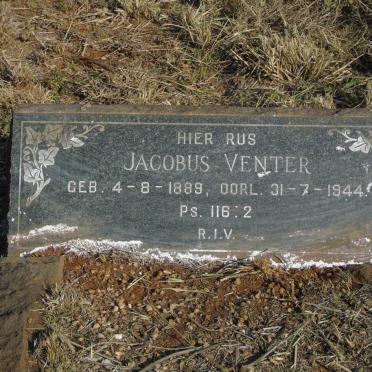 VENTER Jacobus 1889-1944