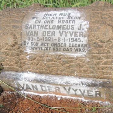VYVER Barthelomeus J., van der 1921-1945