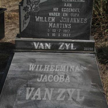 ZYL Willem Johannes Martins, van 1917-1957 & Wilhelmina Jacoba 1923-2010