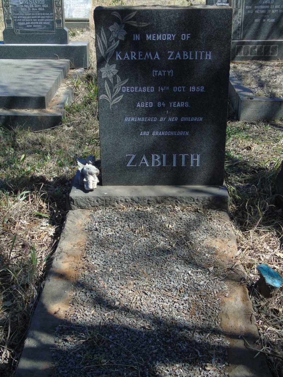 ZABLITH Karema -1952