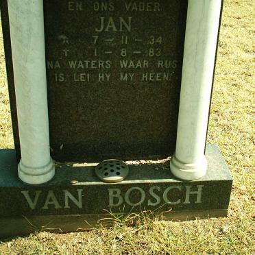 BOSCH Jan, van 1934-1983