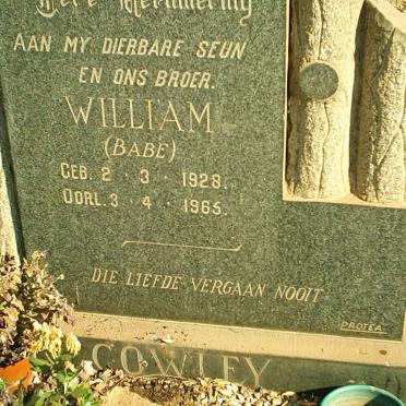 COWLEY William 1928-1965