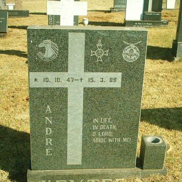 KEYTER Andre 1947-1989