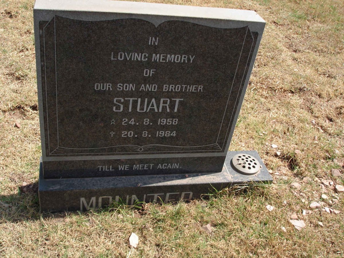 MOUNTER Stuart 1958-1984