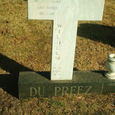 PREEZ Wilhelm, du 1920-1988