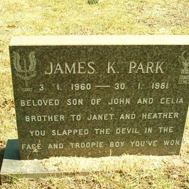 PARK James K. 1960-1981