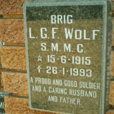 WOLF L.G.F. 1915-1993