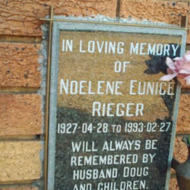 RIEGER Noeline Eunice 1927-1993
