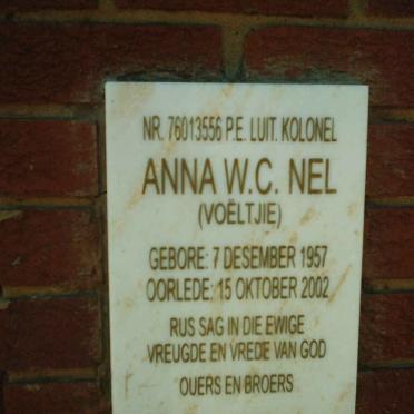 NEL Anna W.C. 1957-2002