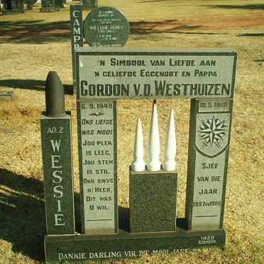 WESTHUIZEN Gordon, van der 1949-1988