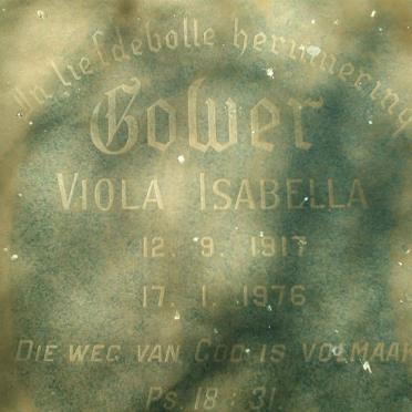 ?GOWER Viola Isabella 1917-1976