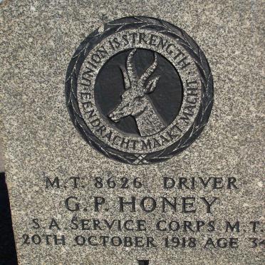 HONEY G.P. -1918