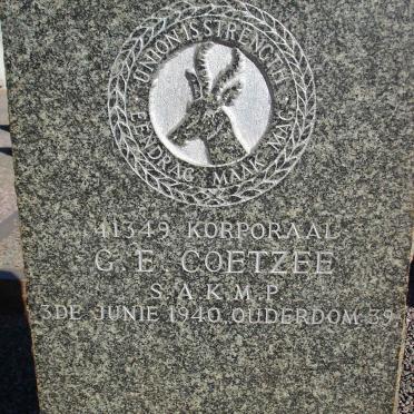 COETZEE G.E. -1940