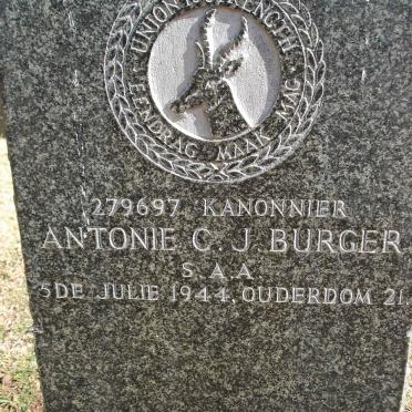 BURGER Antonie C.J. -1944
