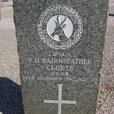CLOETE P.H. Bairnsfather -1942