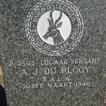 PLOOY A.J. , du -1940