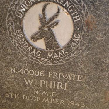 PHIRI W. -1943