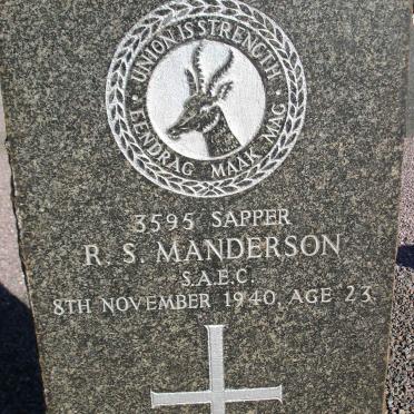 MANDERSON R.S. -1940