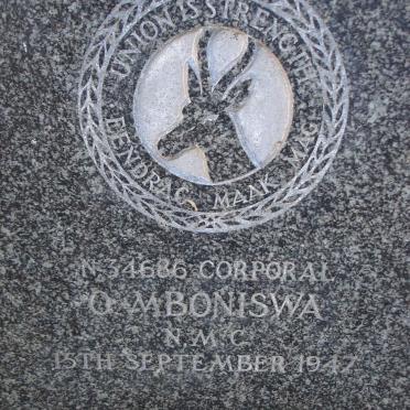 MBONISWA O. -1947