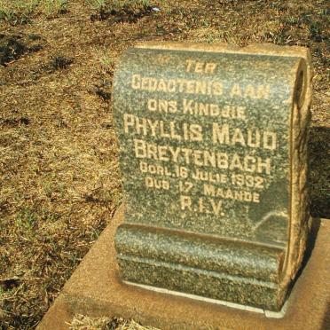 BREYTENBACH Phyllis Maud -1932