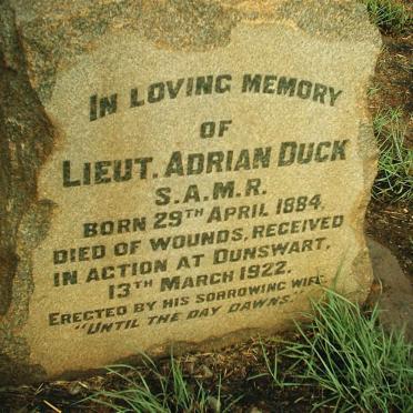 DUCK Adrian 1884-1922