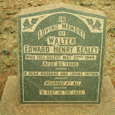 KEALEY Walter Edward Henry -1944