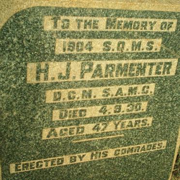 PARMENTER H.J. -1930