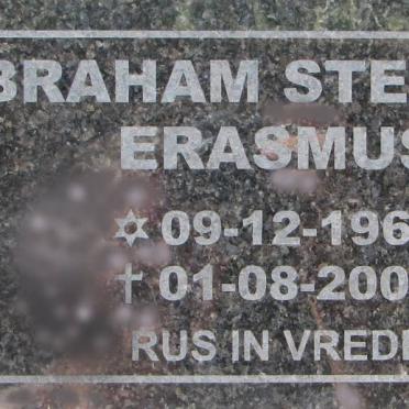 ERASMUS Abraham Stefanus 1967-2000